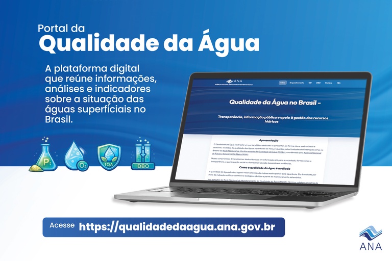 ANA lança Portal da Qualidade da Água